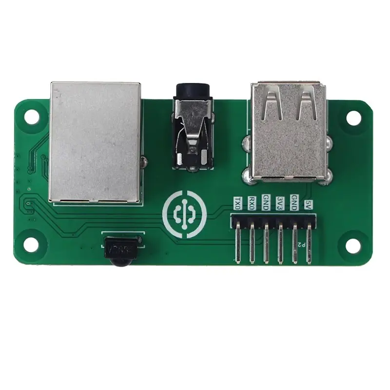 

H618 Expansion Board For Walnutpi Zerow Linux Development Board 100M Ethernet Port 2X USB2.0 3.5Mm Audio Output