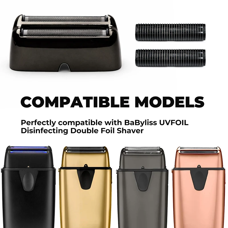 Replacement Foil and Cutter Head Kit for Babyliss PRO UV Double