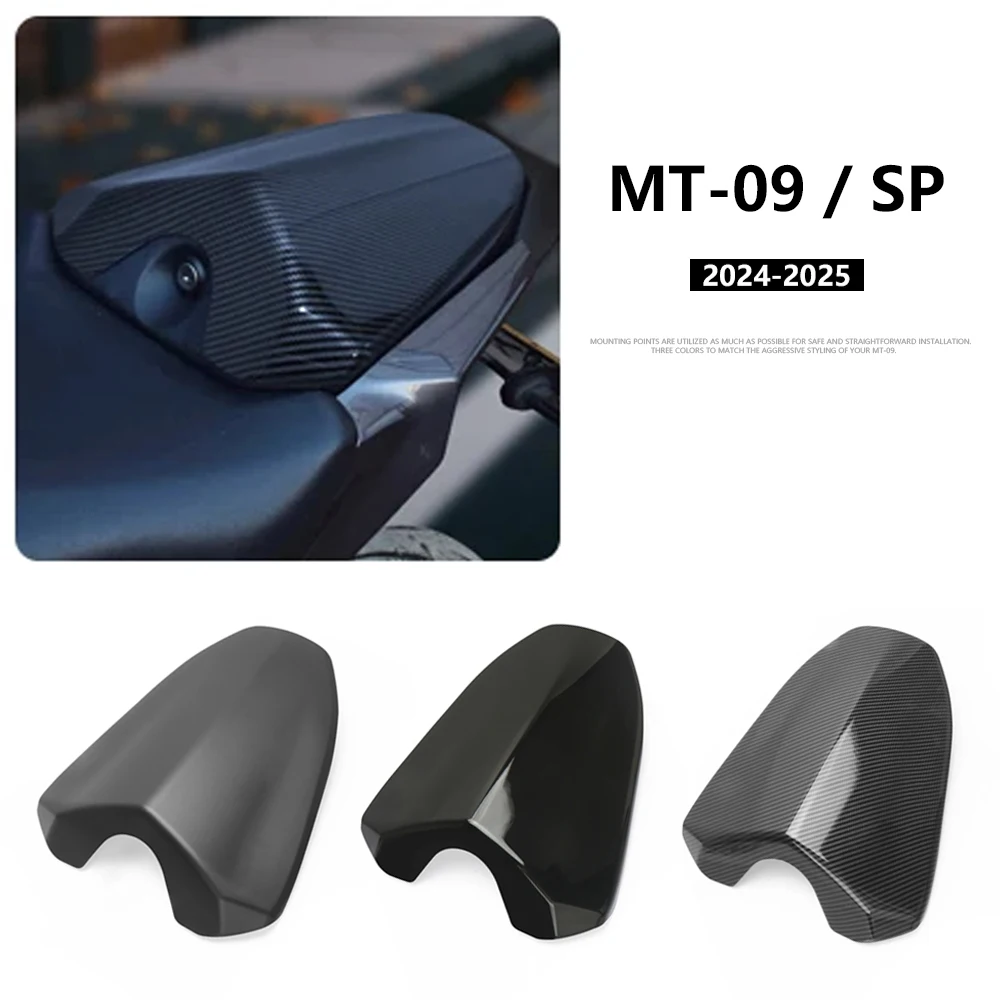 

Motorcycle Accessories Rear Seat Cover 2024 2025 NEW For YAMAHA MT-09 SP MT09 MT 09 Rear Passenger Seat Cowl Fairing Cover Black