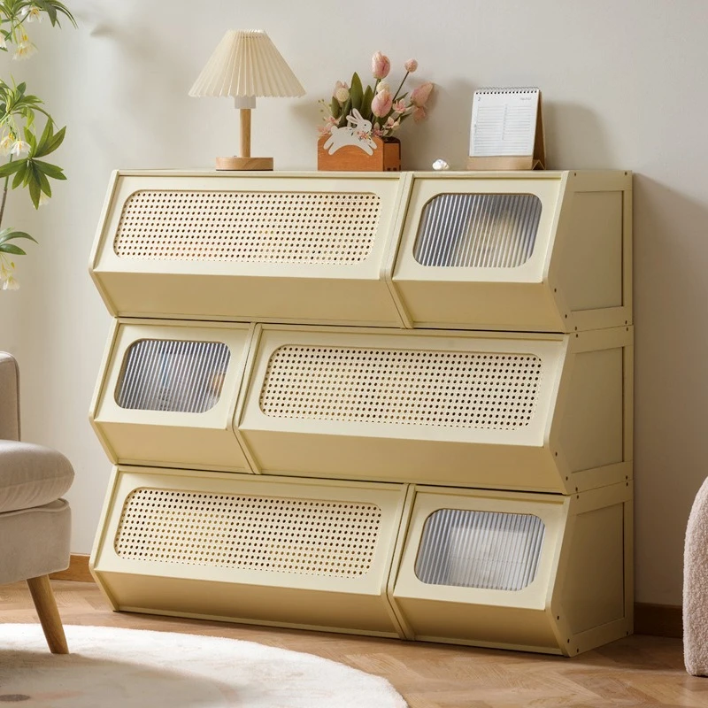 Storage box Storage cabinet Household can be combined Living room Creative toy cabinet Locker Snack