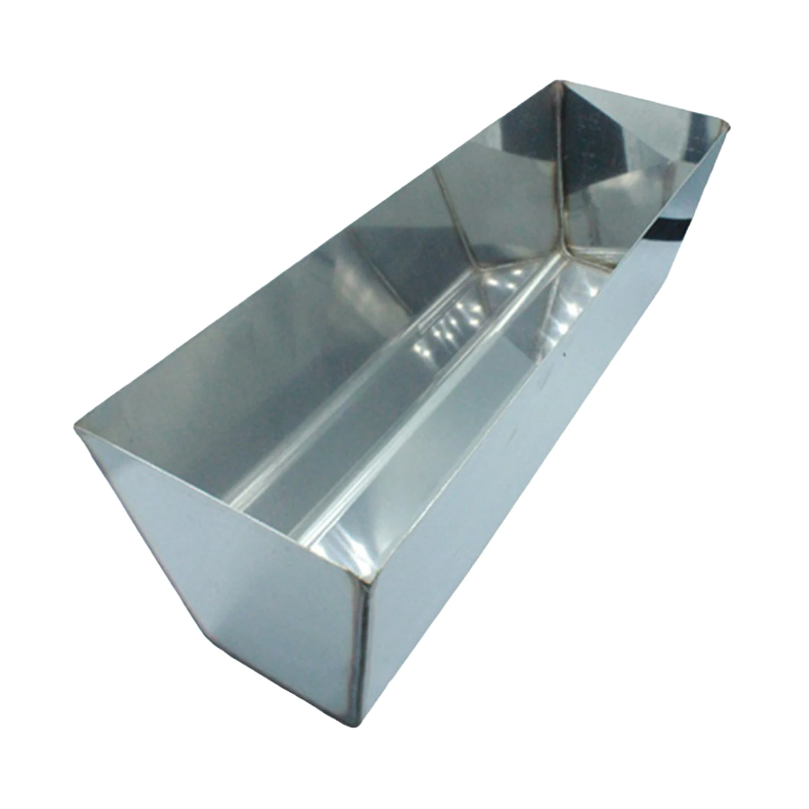 Stainless Steel Heli Arc Mud Pan Rustproof Anti Slip Lightweight Drywall Sheared Edges with Reinforced Band Scraping Bar