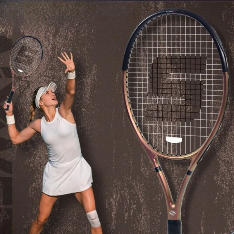 

Carbon Aluminum Tennis Rackets Beginners Training Tennis Rackets Durable Stable Adults Racket Professional Sports Equipment