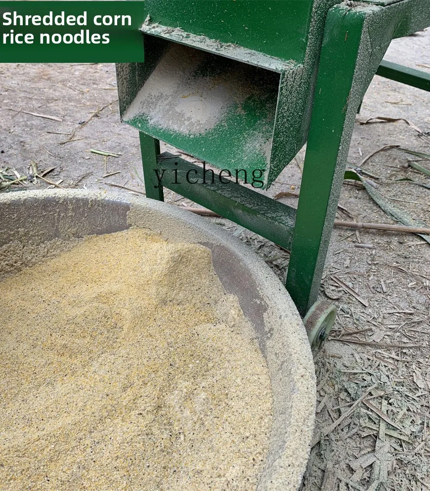 Impastatrice a ghigliottina ZZ, grande smerigliatrice per allevamento domestico bifase asciutta e bagnata con cannuccia di mais