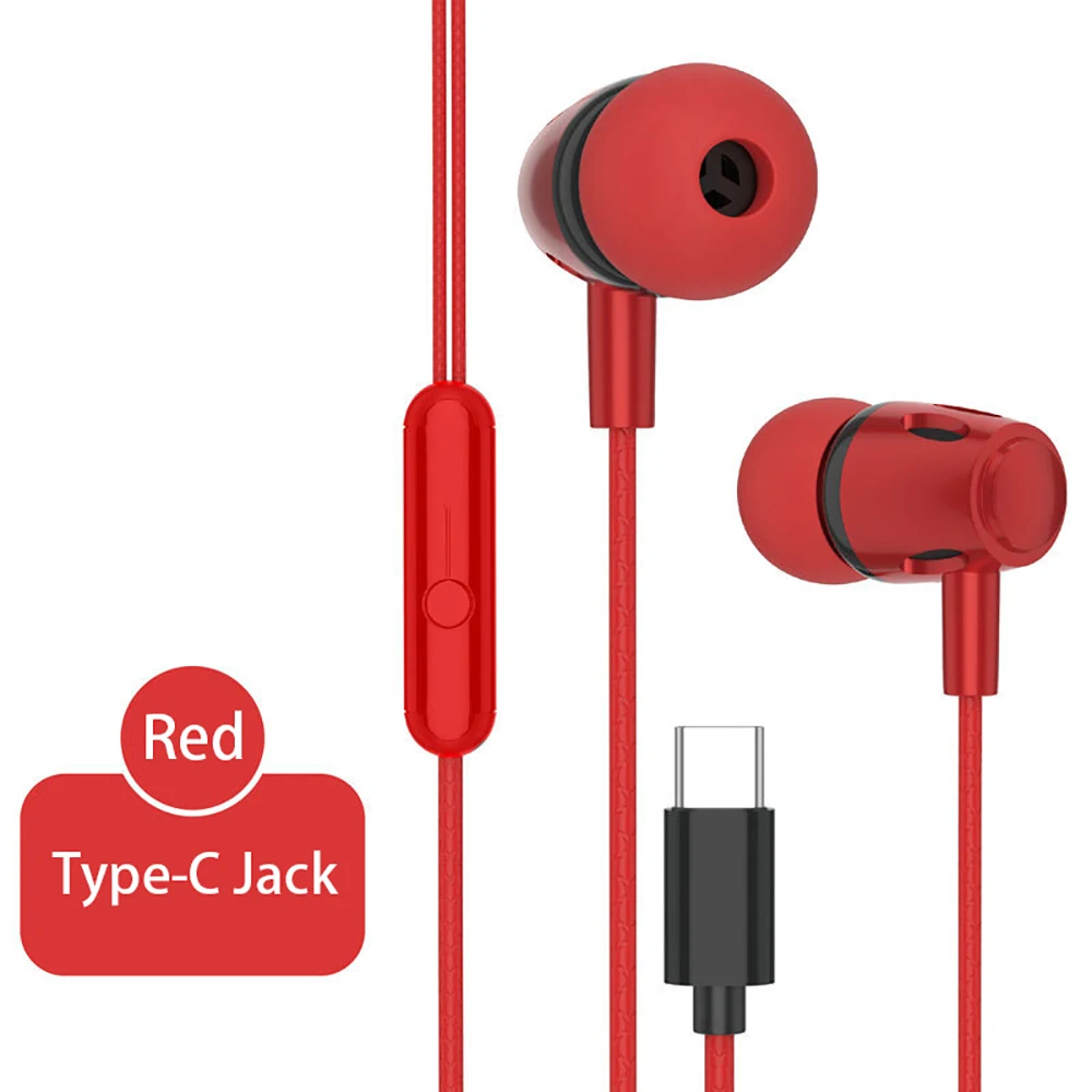 Fashion Type C Wired Earbuds Headphones For Samsung Galaxy S25 Ultra S23 FE S24 Plus A55 A36 A56 Music Call Earphone Accessories