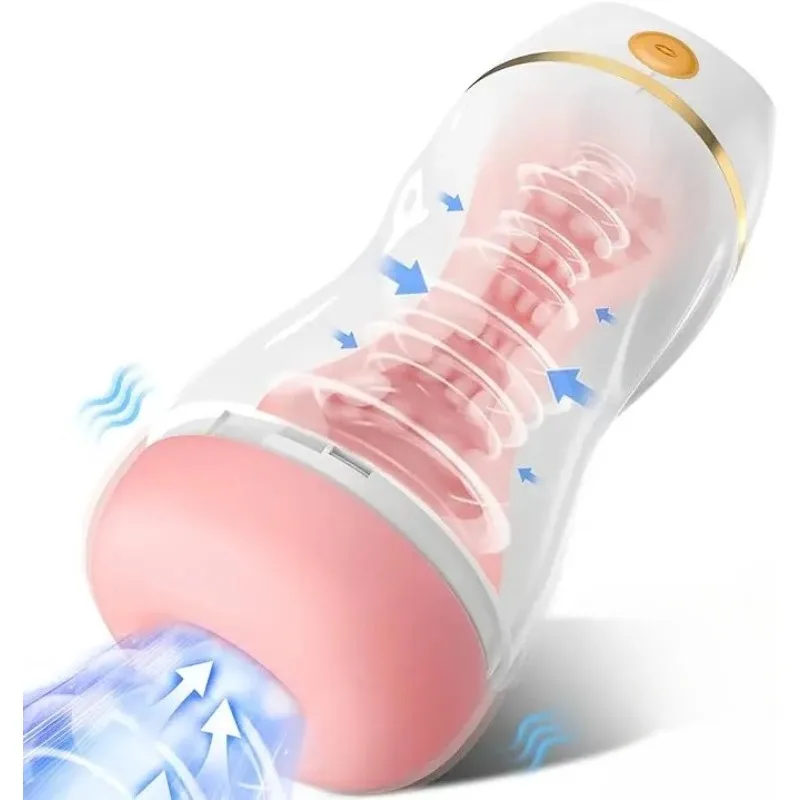 APP Male Masturbation Cup Automatic Sucking Real Oral Vagina Suction Masturbator Sex Toys For Men Blowjob Vibrating Machine