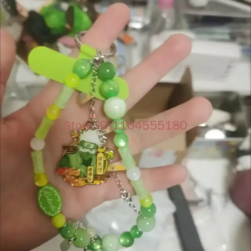 EAKI Authentic Naruto Shippuden Colorful Mobile Phone Chain Blind Box Naruto And Sasuke Bead Straps Trendy Toy Accessory view 5