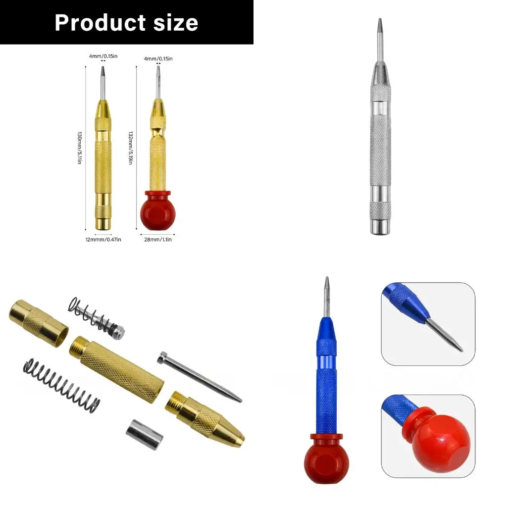 

High Speed Steel Center with Spring Mechanism Suitable for Accurate Positioning Drilling & Safety Professional Use high quality