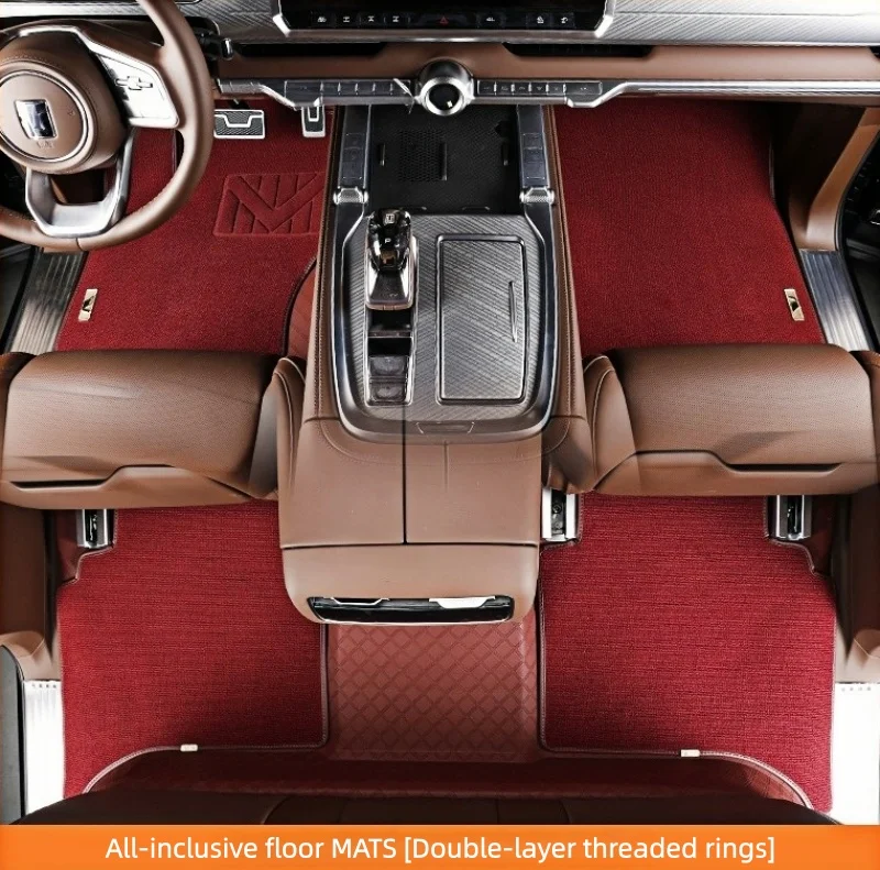 Fit for Tank 700 Hi4-T Car Full Encirclement Soft Bag Waterproof Double-layer Silk Ring Environmentally Friendly Carpet Foot Pad