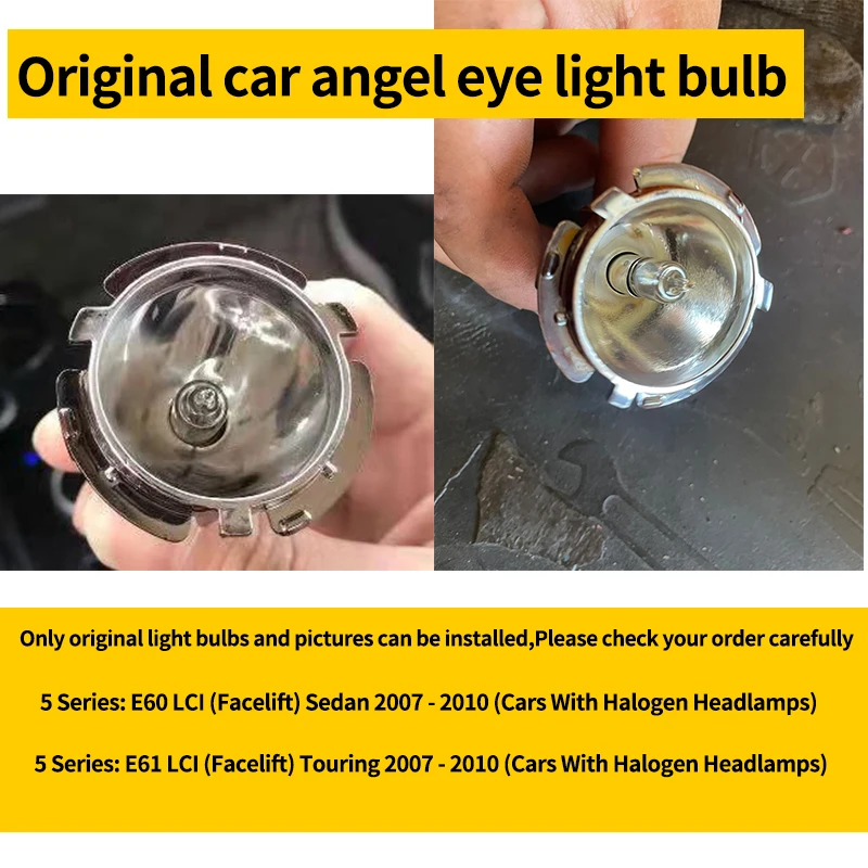 

2PCS 160W LED Angel Eyes Marker Light Bulb Canbus For BMW 5-Series E60 Sedan 2007-2010 E61 LCl Touring 2007-2010 Car Accessories