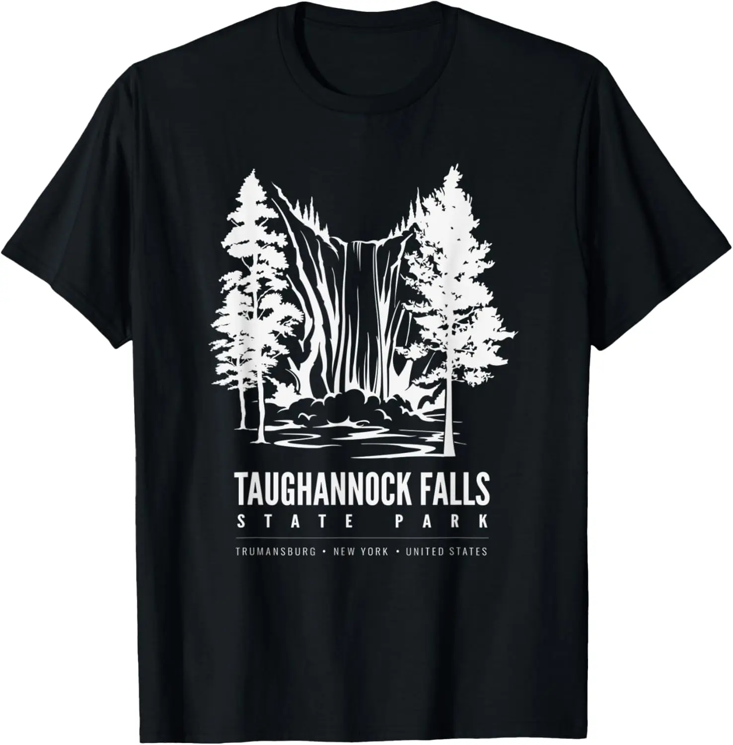 

Taughannock Falls State Park NY Vintage Camping Fishing T-Shirt