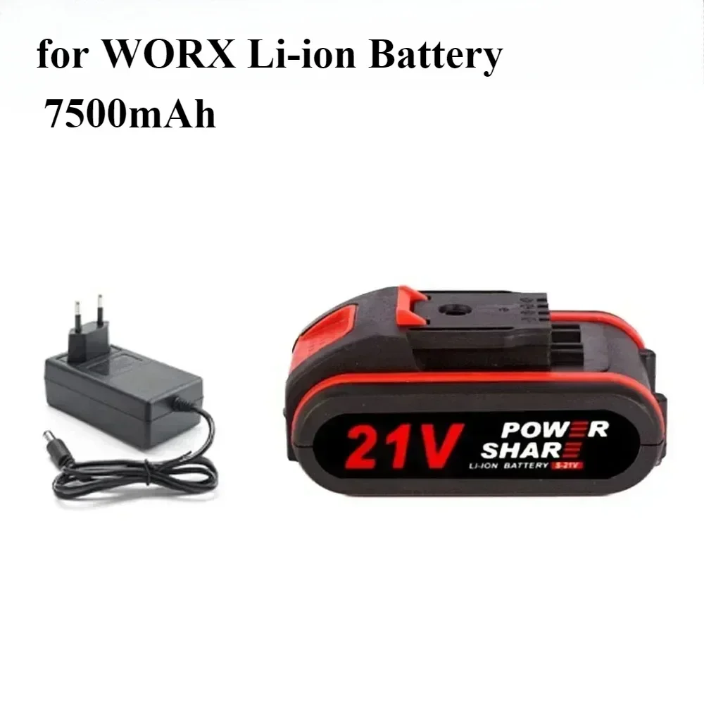 21V High Capacity Rechargeable Lithium Ion Battery for WORX 18V 20V 21V Electric Saw Electric Drill and Garden Power Tools