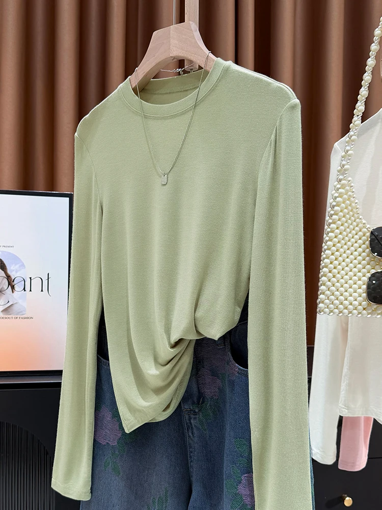 

Женская облегающая спортивная футболка с длинным рукавом для йоги и пилатеса, дышащая, удобная, для повседневной носки