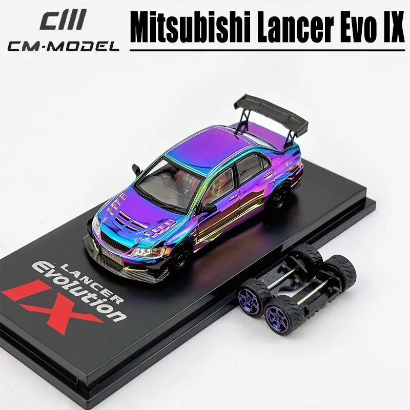 CM 1/64 Mitsubishi Lancer Evo IX Alloy Toy Motor Vehicle Diecast Metal Model Gifts