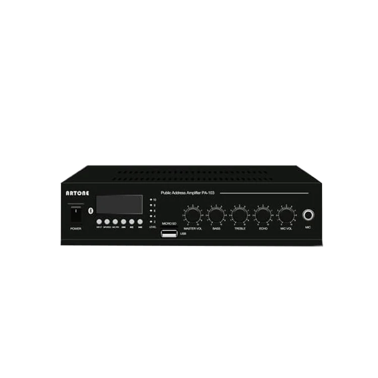Commercial Compact Desktop Small Echo Mixer Amplifier for Mosque Sound System PA-103 Mini Amplifier