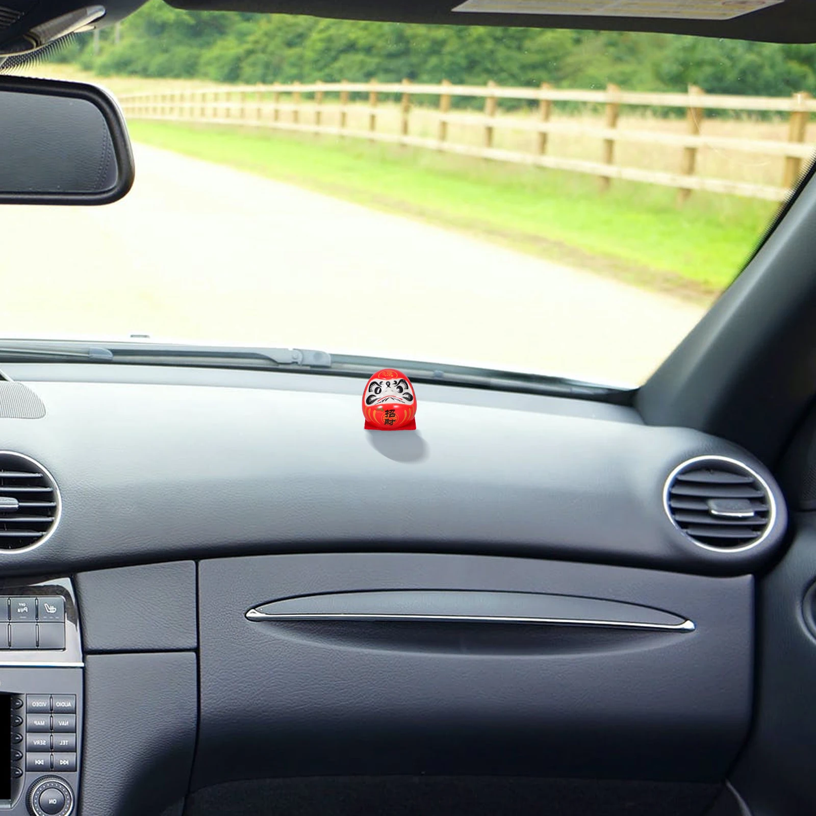 

Japanese Ceramic Decoration Symbol of Good Luck and Prosperity Tabletop Display for Living Room Study Shelf Decor