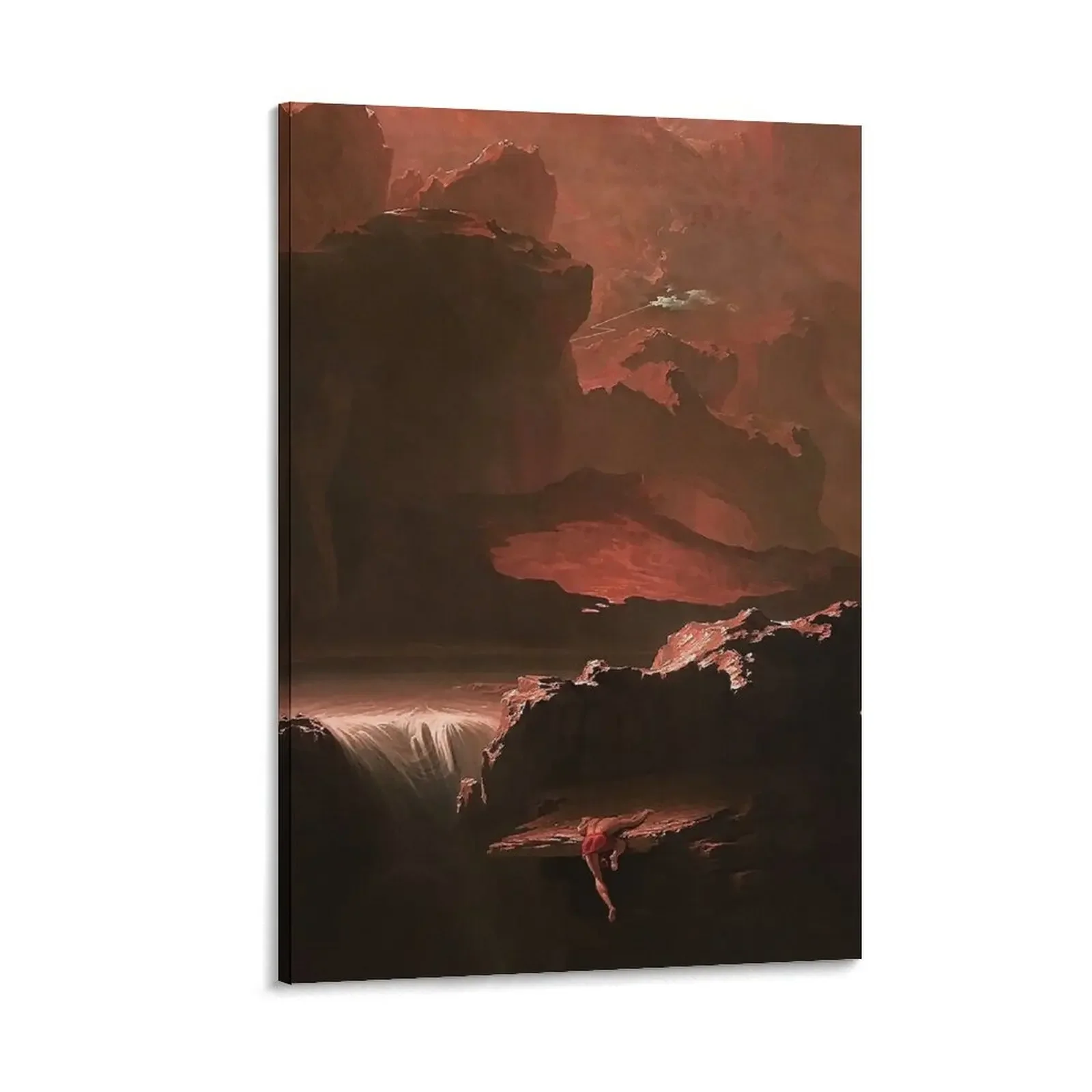 

Sadak in Search of the Waters of Oblivion - John Martin - 1812 Canvas Painting living room decoration posters