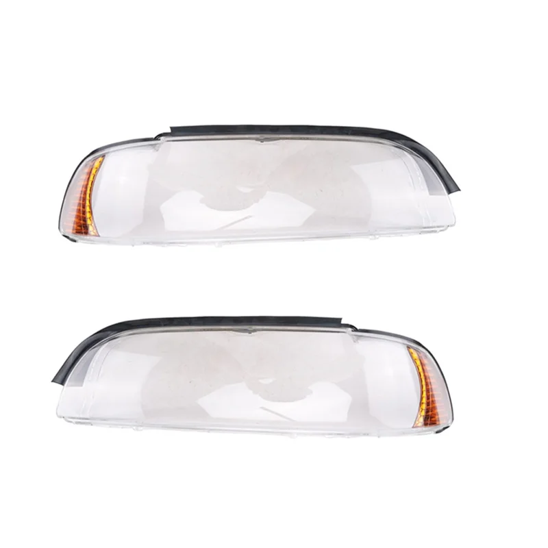 

NEW-For BMW 5 SERIES E39 2000-2004 Replacement Headlight Shell- 1 Pair Car Headlamp Cover Glass Lens