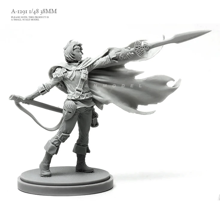 

38mm Resin model kits colorless and self-assembled A-1291