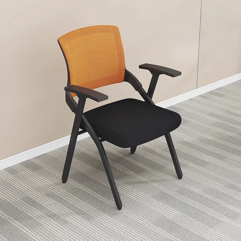 كرسي مكتب قابل للطي، كرسي مؤتمرات بسيط وحديث، اجتماع مكتبي، أثاث مكتبي للتدريب