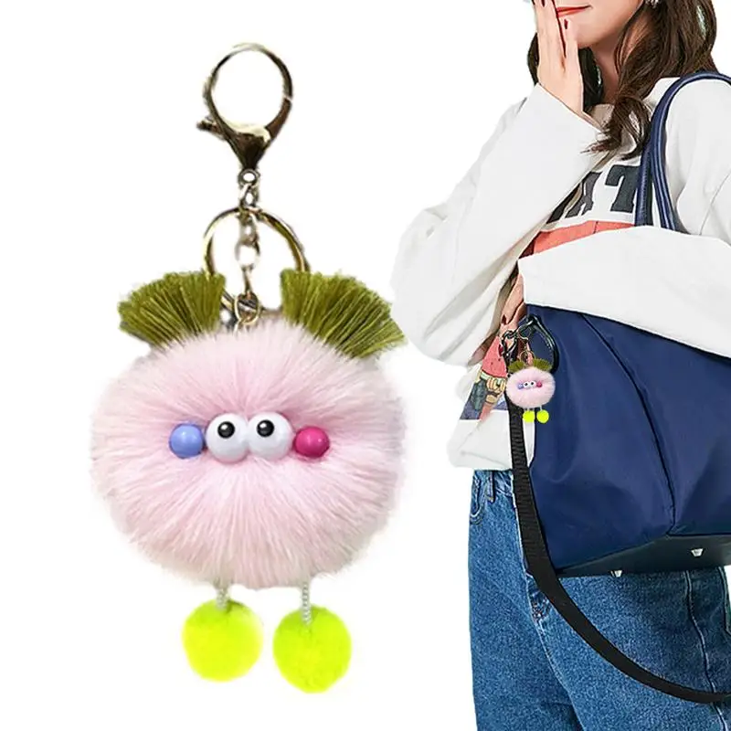 LLavero de felpa para fiesta, accesorio para bolsa, colgantes, regalos adorables, juguete de peluche pequeño, regalo