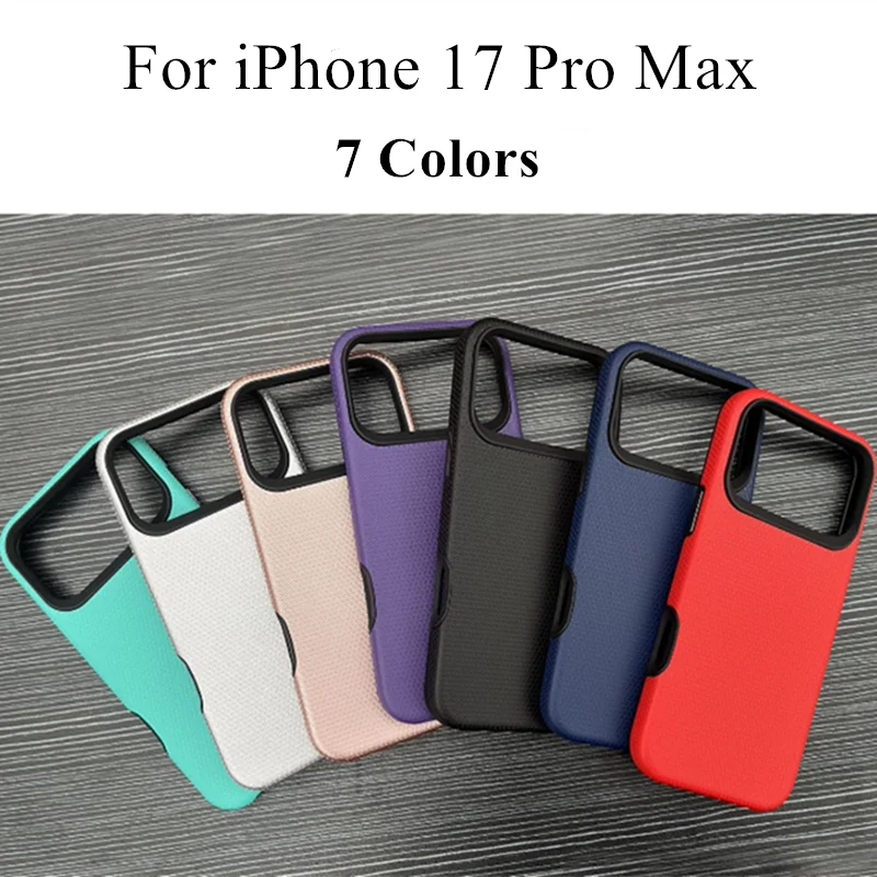 Hybrid Armor Shockproof Case For iPhone 17 11 12 13 14 15 16 Pro Max XR XS Coque Protective Cover Supports Wireless Charging