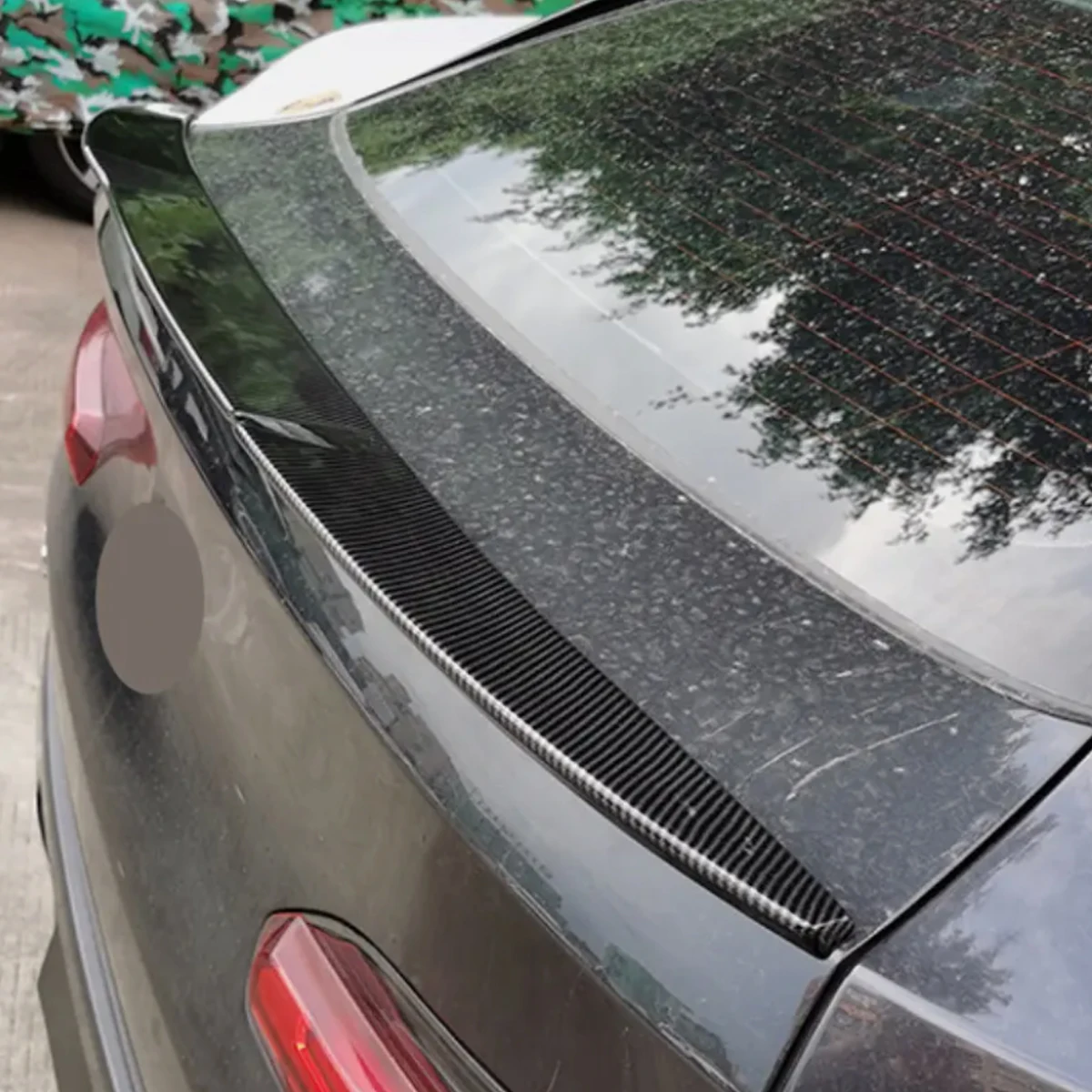 Magickit Carbon Look Rear Trunk Spoiler Wing Lip for BMW X4 G02 M40i X4M F98 2019 2020 2021 2022 2023 2024 Tunning Parts - view 3