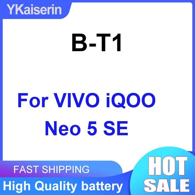 

Аккумулятор мобильного телефона емкостью 4100 мАч для Vivo Iqoo Neo 5 SE с быстрой зарядкой B-T1