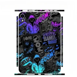 For iPad Pro 2022 2021 2018 12.9 11 Mini 7 6  Full Cover Colorful Back Film Covers Decal Skin Protector Sticker