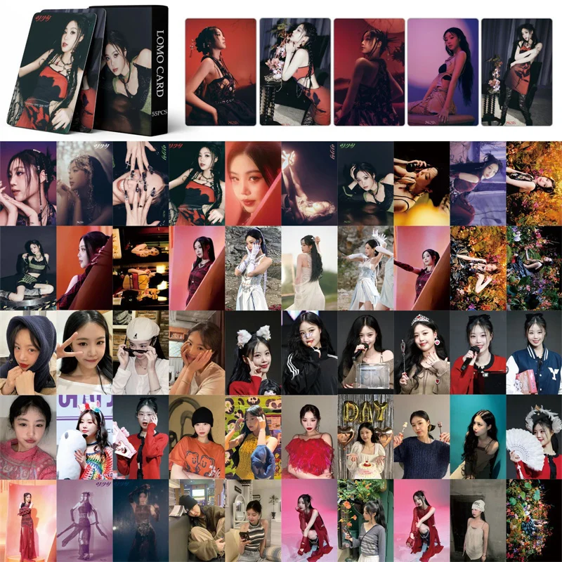 KPOP Seo Soo Jin SUSU Album LOMO Card, SOOJIN Small Card, AGASSY GIDLE Gift Postcard, Photo Card, 55 PCs/Set