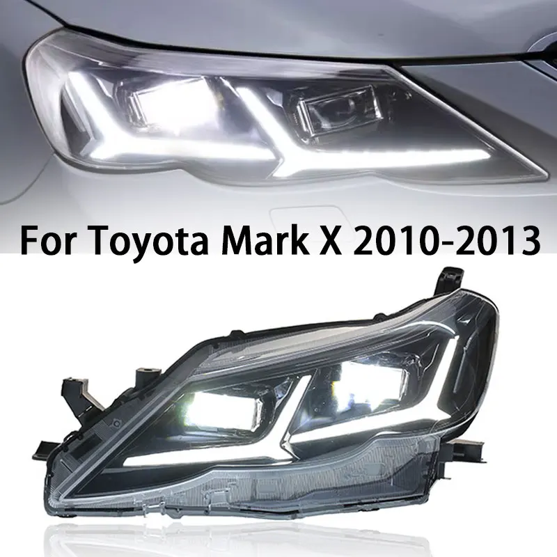 

Автостайлинг фары для Toyota Mark X светодиодный фары 2010-2013 Reiz передние фары DRL сигнальный проектор линзы автомобильный доступ