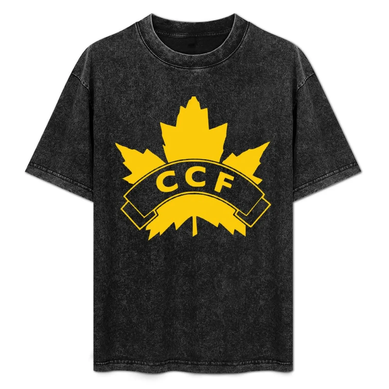 CCF Logo (Co-operative Commonwealth Federation (Farmer-Labour-Socialist)) T-Shirt for a boy sublime mens cotton t shirts