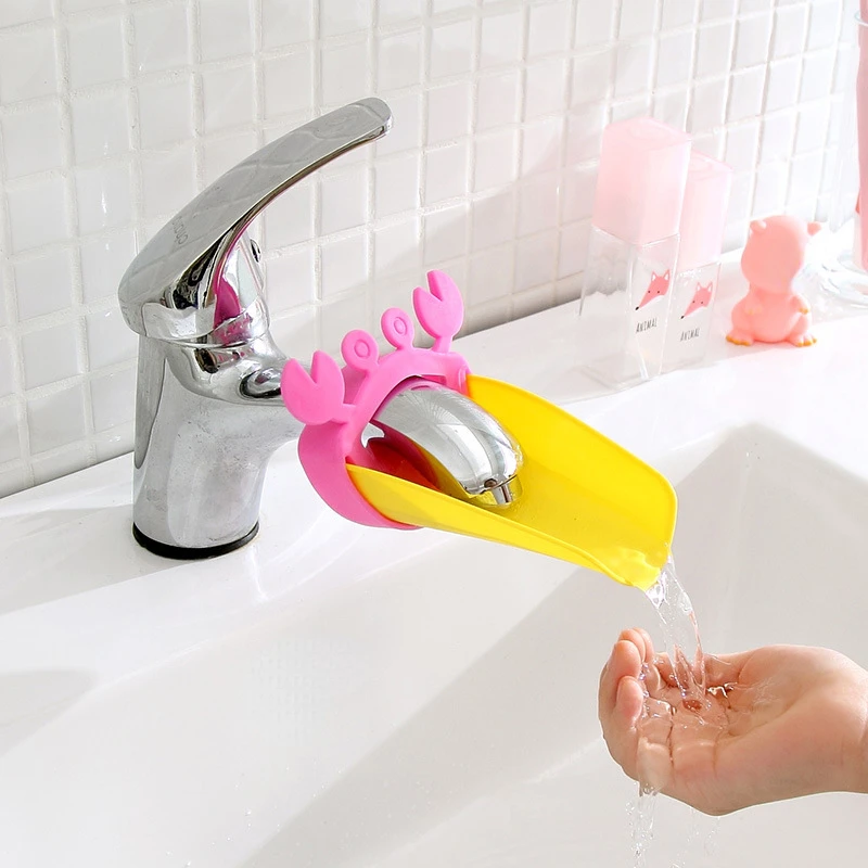 Faucet Extender Children's Hand-Washing Device Bao Bao Cartoon Silicone Extended Anti-Splash Lengthening Water Nozzle Guide Sink