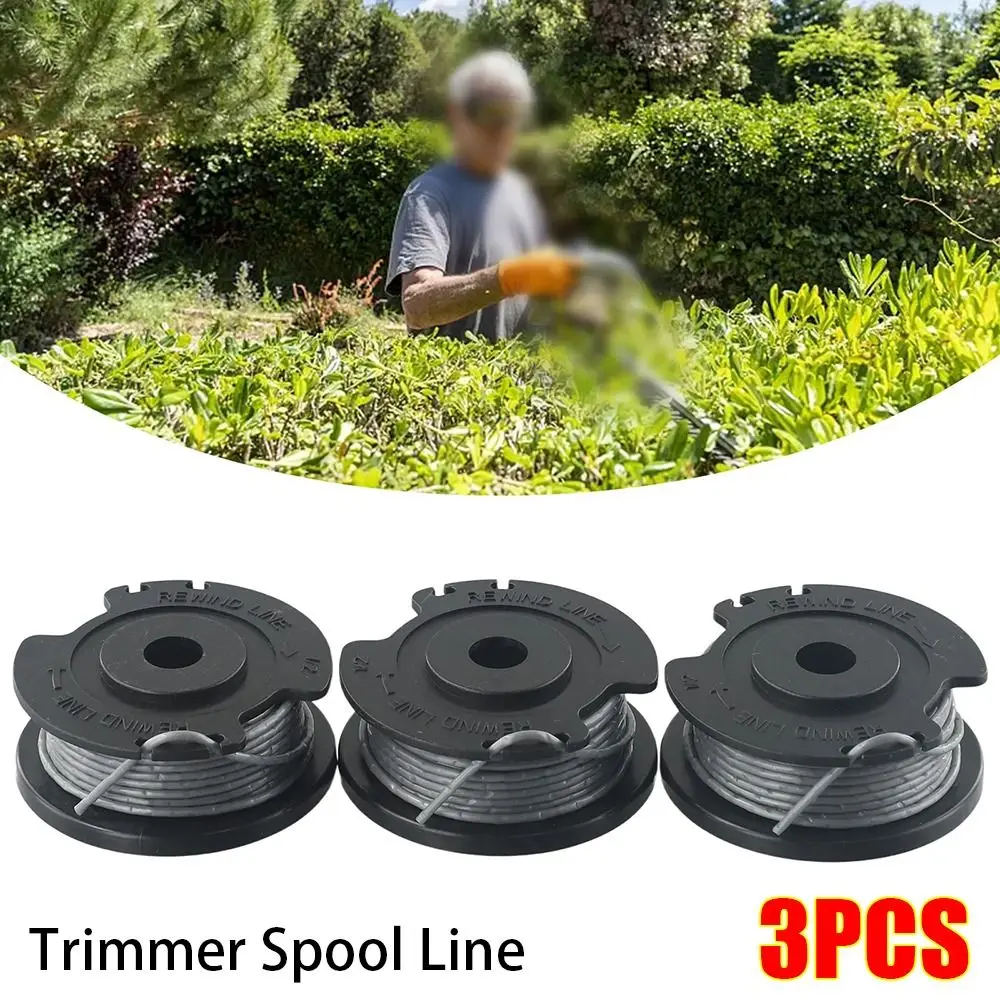 3Pcs Garden Tools Replacement Trimmer Spool Line Grass Trimmer Accessories without Lid Line Spool F016800569 5M/16FT