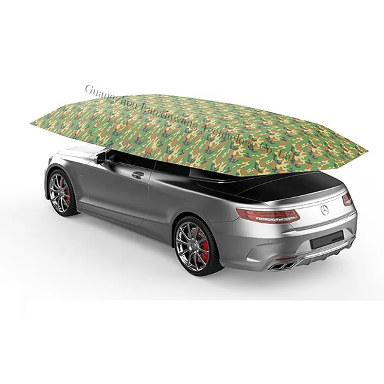 Car roof sunshade with remote control automatic car umbrella