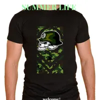 Metal Mulisha Skull T-shirts Harajuku Army 100 Guaran Men's Clothing Manga Fashion Woman Blouse 2023 Women's T-shirt Y2k Graphic