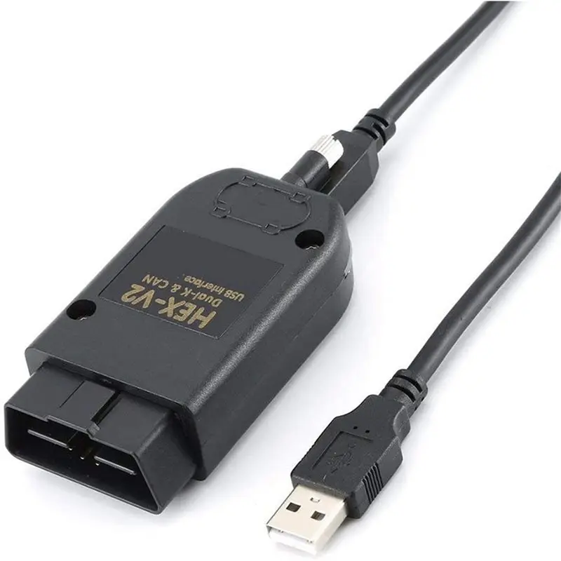 HEX V2 VAG Scanner Tool Cable 25.3 VCDS OBD2 Diagnostic For SKODA VW Car Wesheu VCDS VAG COM