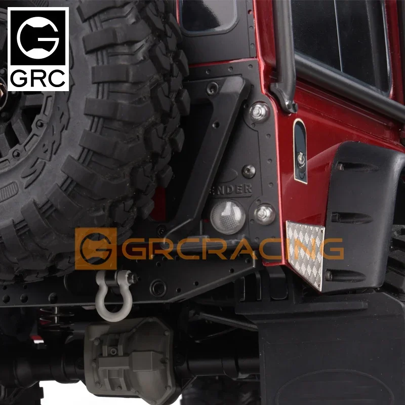 GRC arkusze dekoracyjne ze stali nierdzewnej sztuczna dekoracja części do Traxxas TRX4 Defender tylne drzwi G043BB/BS