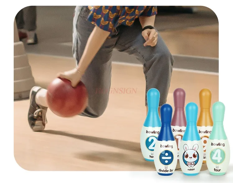 Bowling Children's Toys Indoor Set Kindergarten Parent Child Interactive Puzzle Baby Boys and Girls