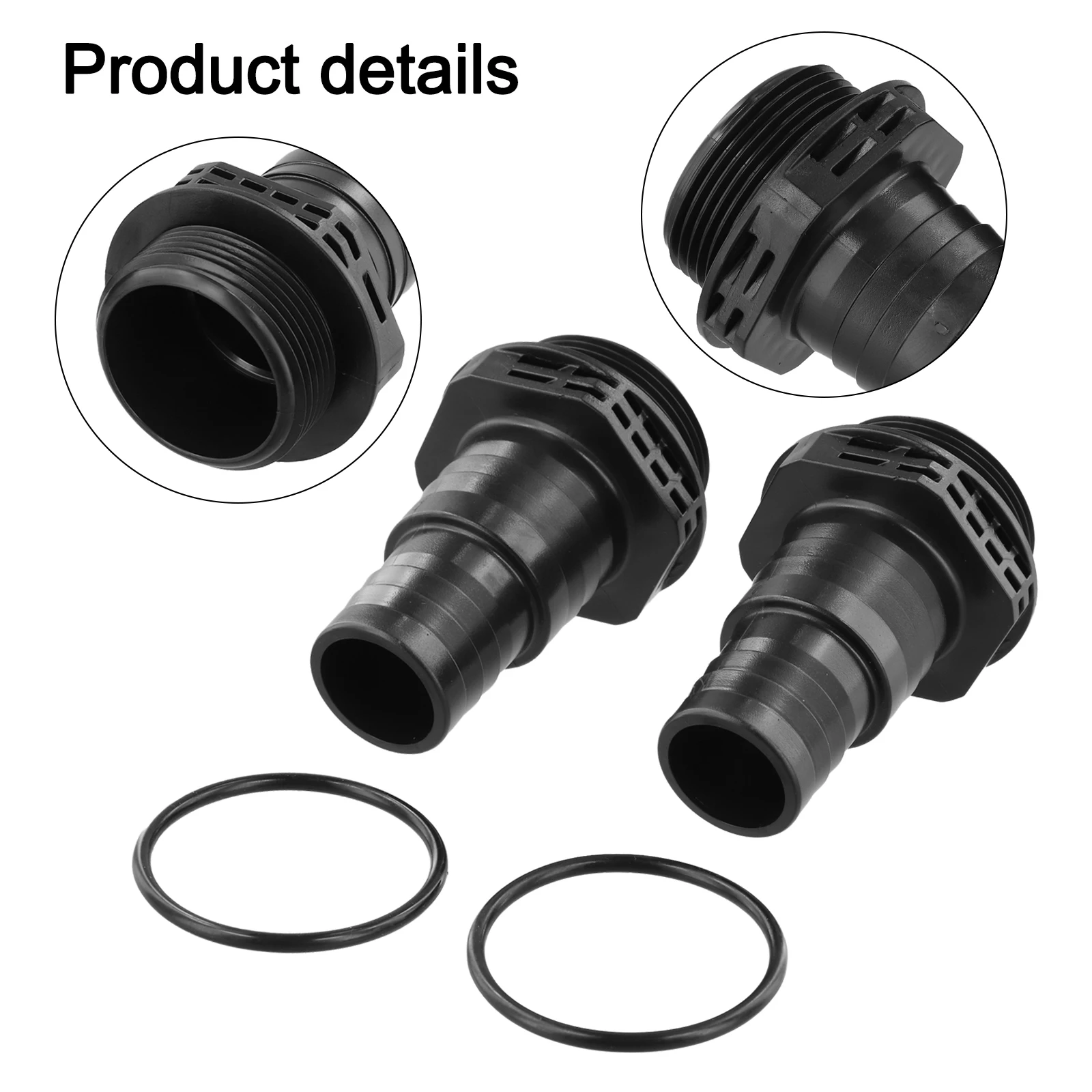32/38 Mm Pump Connection With O-ring For SPS50 For SPS75 For SPS100 Pump Swimming Pool Cleaning Accessories Pool Accessories