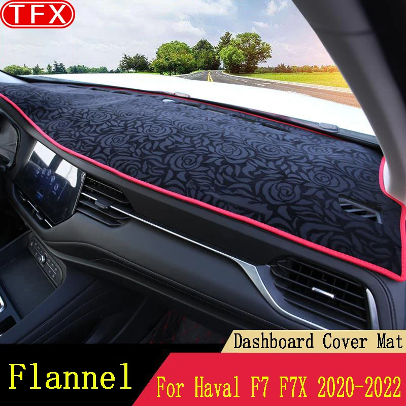 

Car Styling Dash Mat Dashmat Dashboard Cover For GWM Haval Hover F7/F7X 2019-2021 Sun Shade Dash Board Cover Carpet Accessories