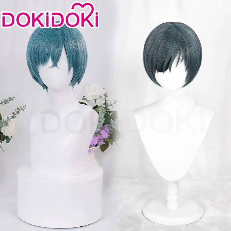 متوفر في المخزون Ciel Phantomhive شعر مستعار أنيمي الأسود بتلر DokiDoki تأثيري Kuroshitsuji Ciel Phantomhive شعر مستعار لطيف الشعر
