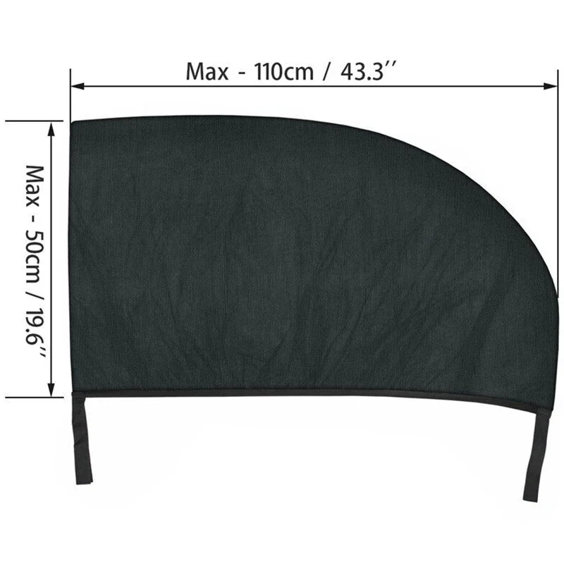 2 قطعة نافذة السيارة ظلة الوقاية من البعوض الأشعة فوق البنفسجية واقية تنفس شبكة الجانب نافذة الشمس الظل غطاء اكسسوارات السيارات الخارجية