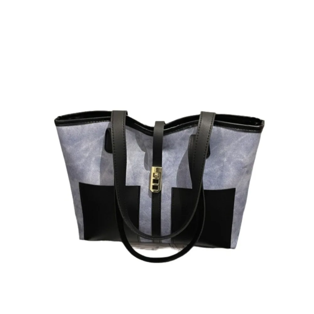 

Модная вместительная сумка через плечо, элегантный дизайн, ретро-стиль, винтажный вид, сумка-тоут для повседневного использования