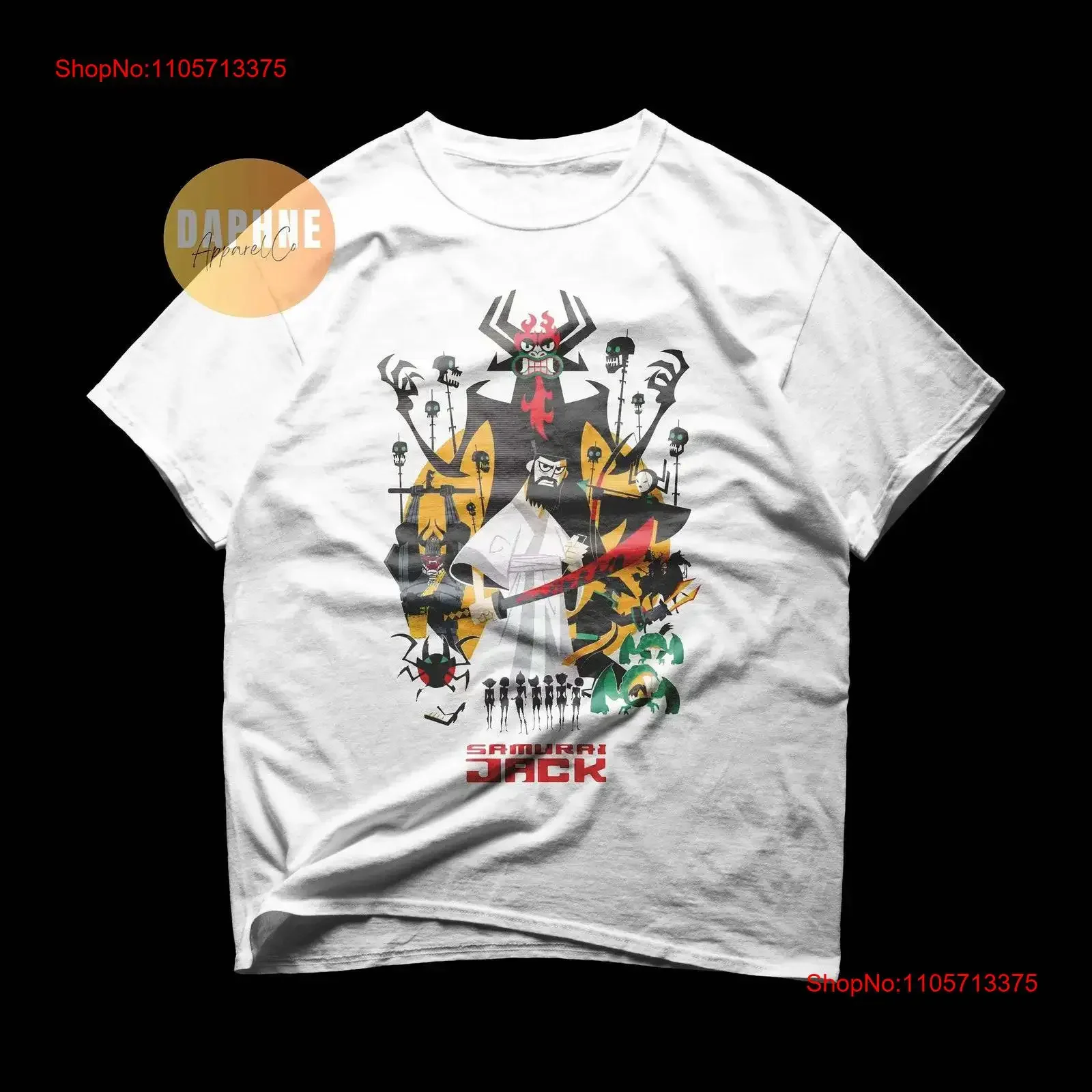 Vintage Samurai Jack shirt Retro cartoon series Only 2000s Kids Will Remember Animated action adventure television Aku tee