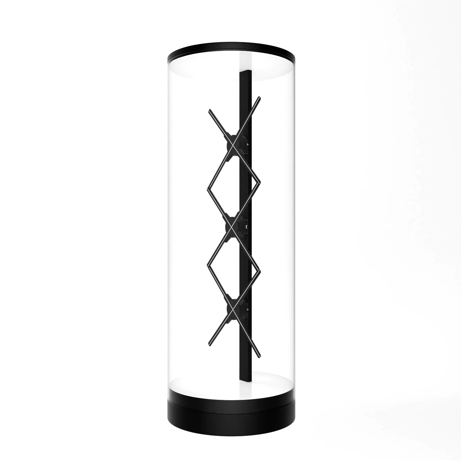Cylindrical 3D Hologram LED Fan Splicing System Holographic Human Cabinet Solution Projector for Advertising Display Kiosk Pro