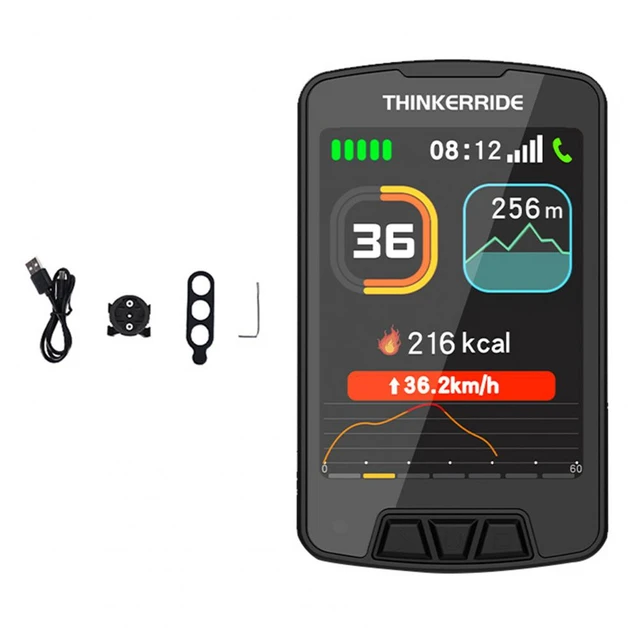 Cronometro de navegacion para bicicleta cronometro inteligente resistente al agua IPX6 compatible con Bluetooth llamada de voz Ordenador de montana velocimetro de ciclismo AliExpress