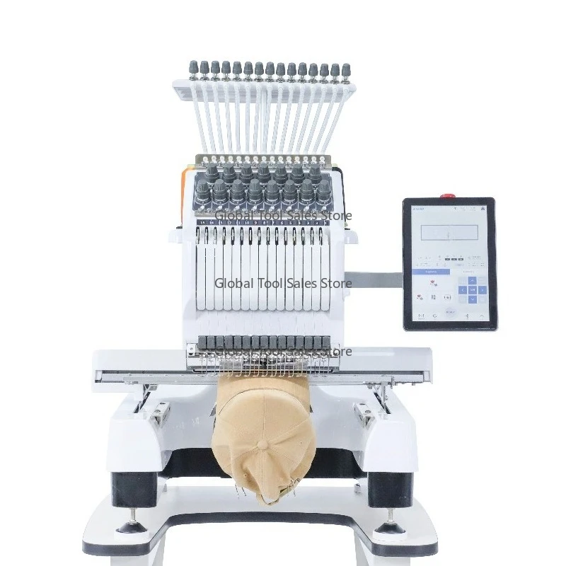 

Home Use Single Head Embroidery Machine – Computerized, Cap/T-Shirt/Garment, New w/Core Engine, Fast Shipping