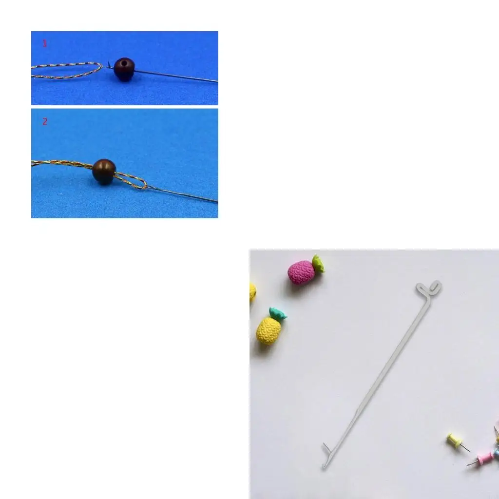 91AF 10pcs/lot Long Stainless Steel Beading Needles Easy Jewelry Making Tools Beading Pins for Beading Diy Jewelry Making