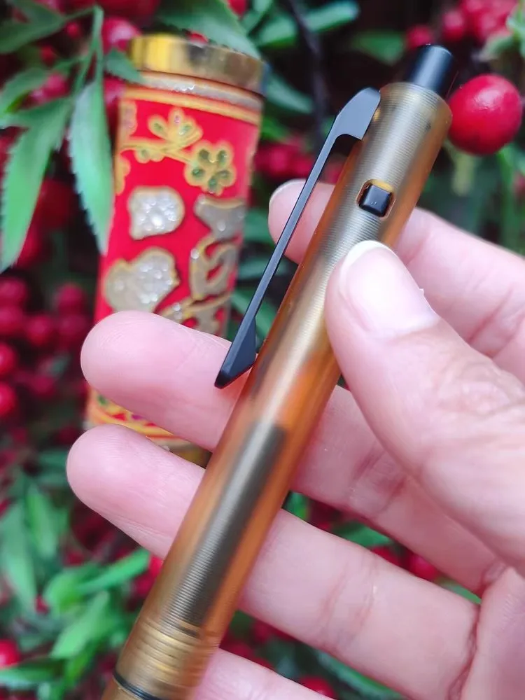 

Ручка-болт из титанового сплава/ULTEM с титановым клипом для кармана, короткая/длинная версия, 1 шт.