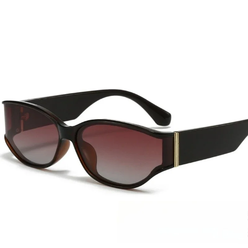 

​​2025 Curved HD Polarized UV400 Sunglasses Unisex, Small Frame Lightweight Street Style Fashion for Outdoor & Driving​​